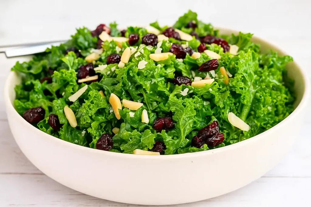 Chick fil a kale salad recipe with grilled chicken in white bowl